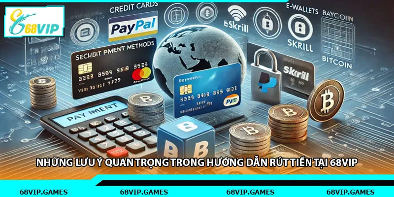 Những lưu ý quan trọng trong hướng dẫn rút tiền tại 68vip